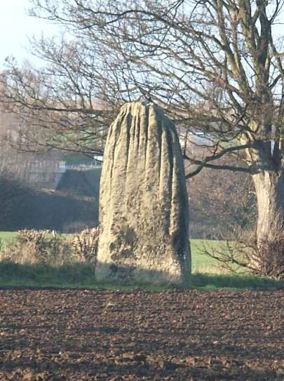 The third and shortest stone in the Devil's Arrows Stone Row at Borroughbridge