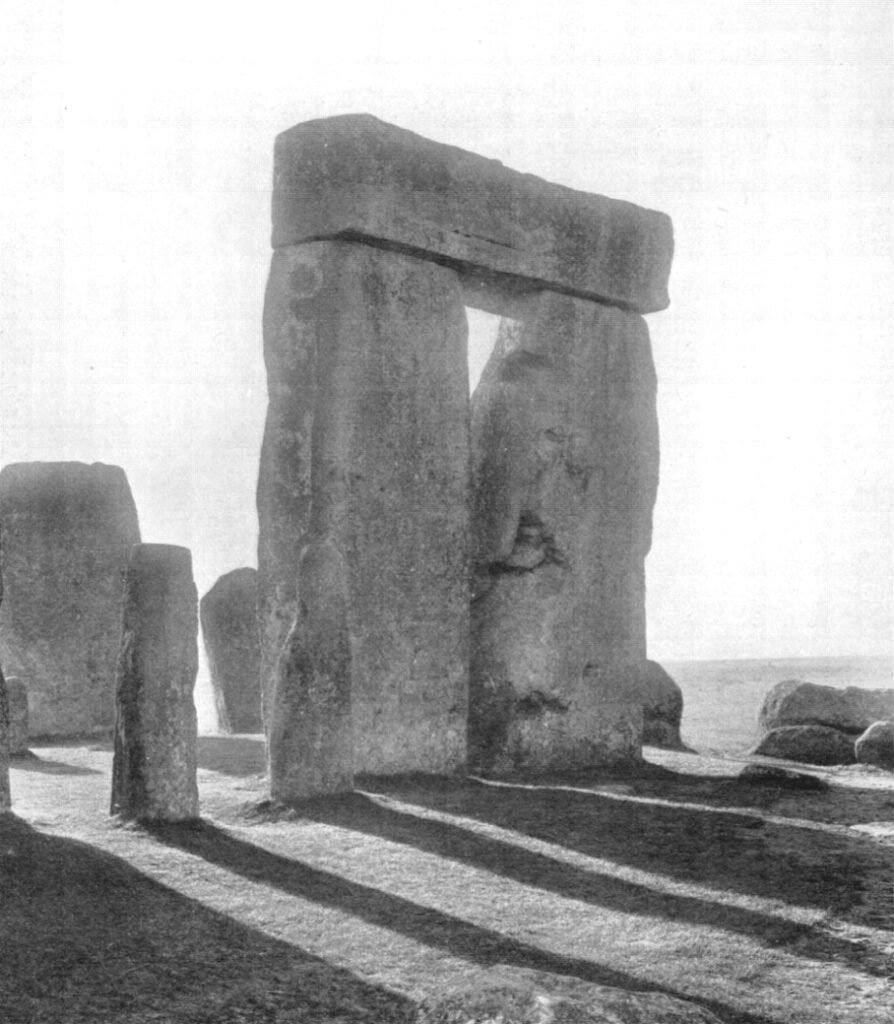 An image of Stonehenge, taken shortly after the second world war.