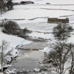 A frozen River close to Keld in the Yorkshire Dales