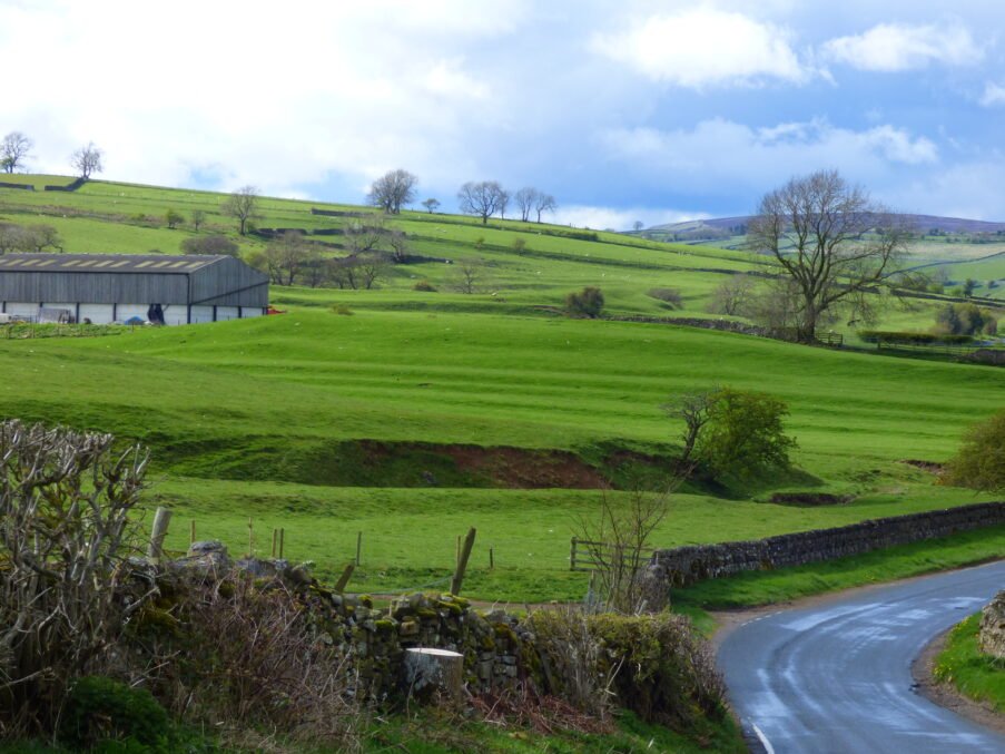 Earthwork features from Stainton Swaledale