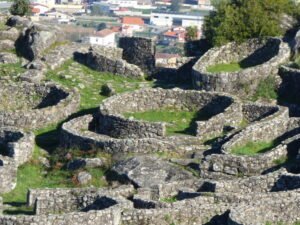 Hut circles at Castro de Santa Trega