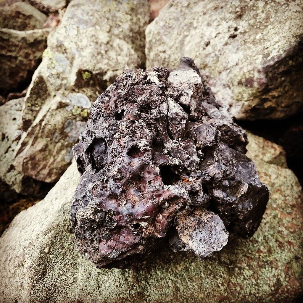 Very vitrified. Possibly part of the pictish fort that was here.