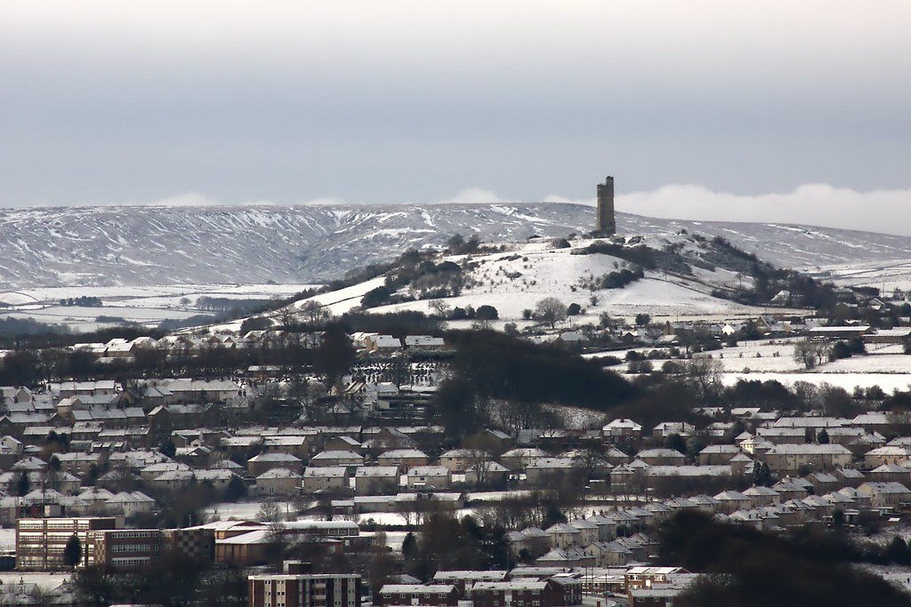 Castle Hill and Almondbury from Kirkheaton