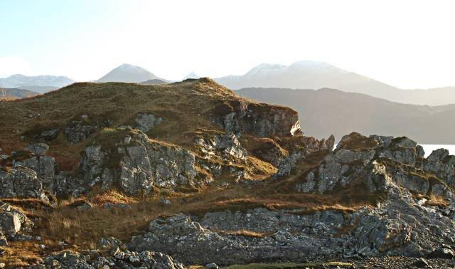 hillfort in Highland, Scotland, UK, Rubh' Ard Ghaunsgail