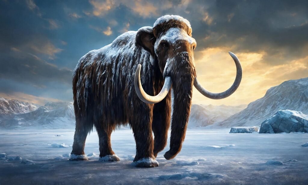 ai generated, mammoth, ice age, nature, animal, prehistoric, extinct, stone age, tusks, fantasy, landscape, snow, winter, mammoth, mammoth, mammoth, mammoth, mammoth, ice age, ice age