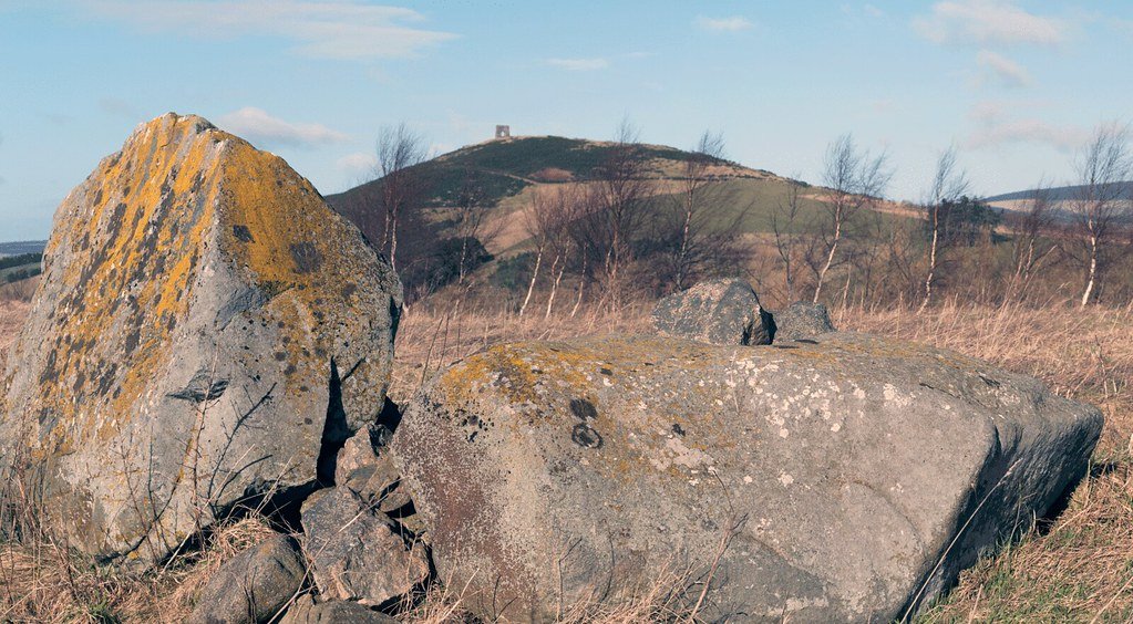 Dunnideer, seen from Wantonwell Stone Circle