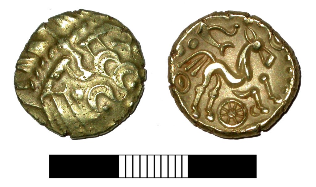 Iron Age coin: Gold stater, Berkshire