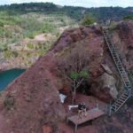 Ochre mine in the Lion Cavern in Eswatini southern Africa - Credit - Jörg Linstädter