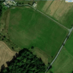 Dunning Perthshire - Satellite view of Wellhill prehistoric settlement