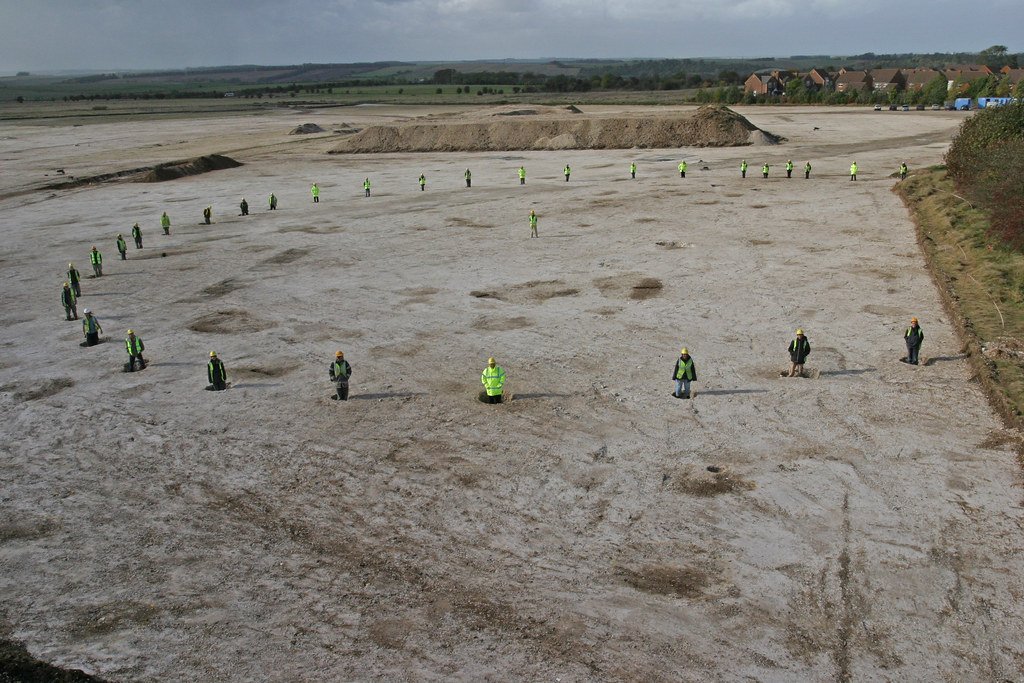 Neolithic Pit/Timber Circle, Boscombe Down, Amesbury