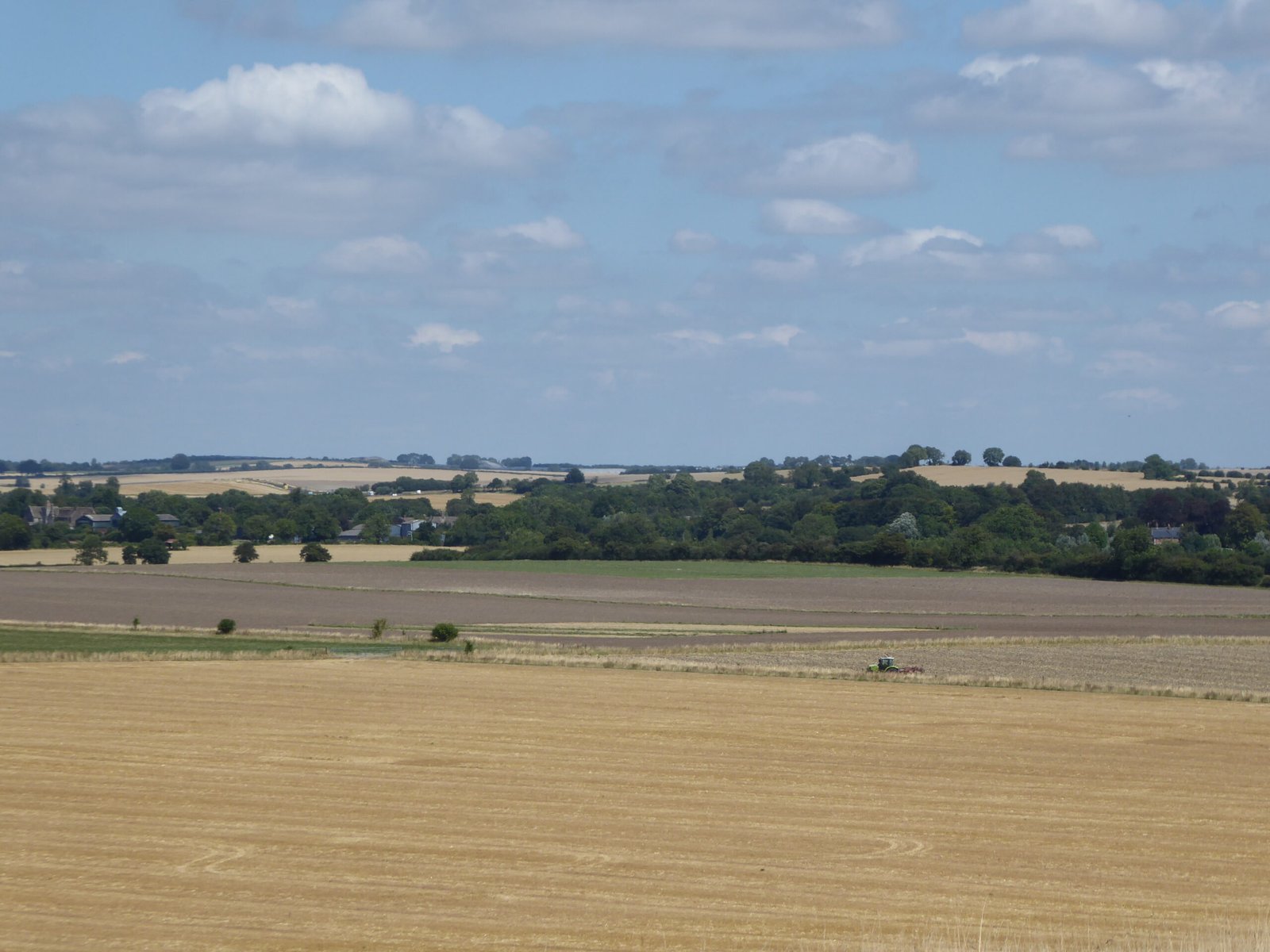 Site of Millbarrow from Windmill Hill