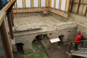 Binchester Roman baths, March 2017 warm room
