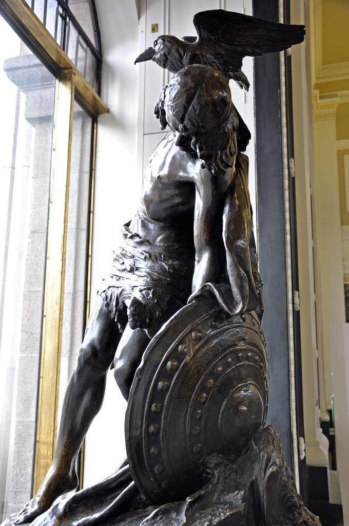 Cúchulainn statue in the General Post Office