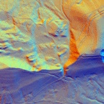 Mam Tor Castleon Derbyshire – LiDAR thanks to National Library of Scotland 