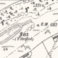 Knockfarrel Fort – OS 6inch 1915 – National Library of Scotland 