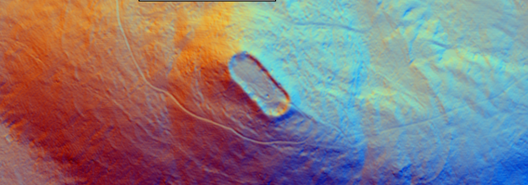 Tap O Noth LiDAR 1m - Thanks to the National Library of Scotland