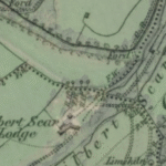 Ford Close to Nathwaite Bridge – OS Series 1 – National Library of Scotland 