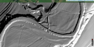 Fords and River crossings at Nathwaite Bridge Coverdale - LiDARFinder