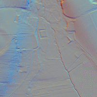 Moulton Henge – 1m Lidar – National Library of Scotland 2 